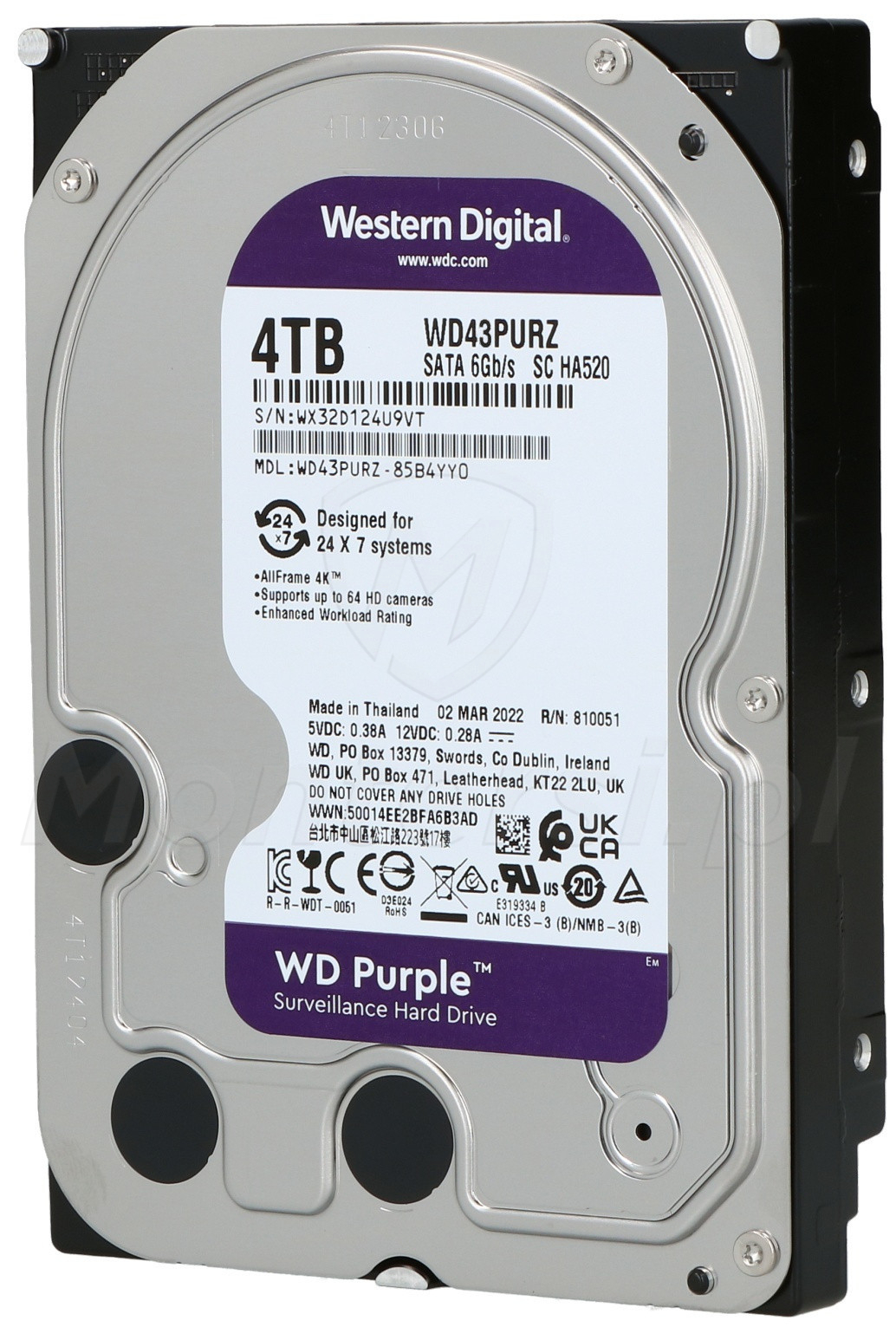 Dysk twardy 4 TB WD Purple