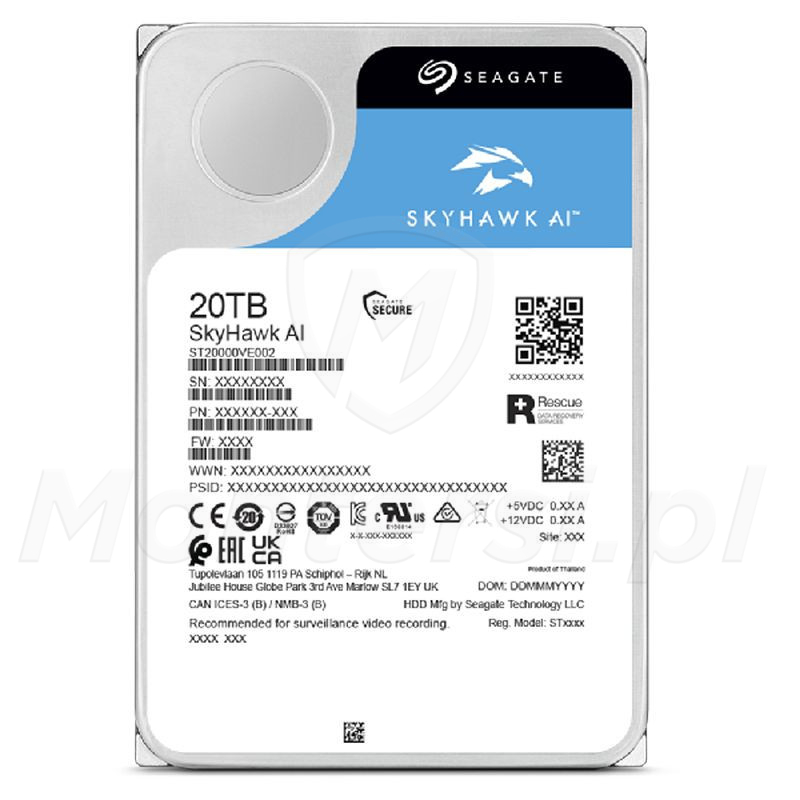 ST20000VE002 - Dysk twardy 20 TB do rejestratora
