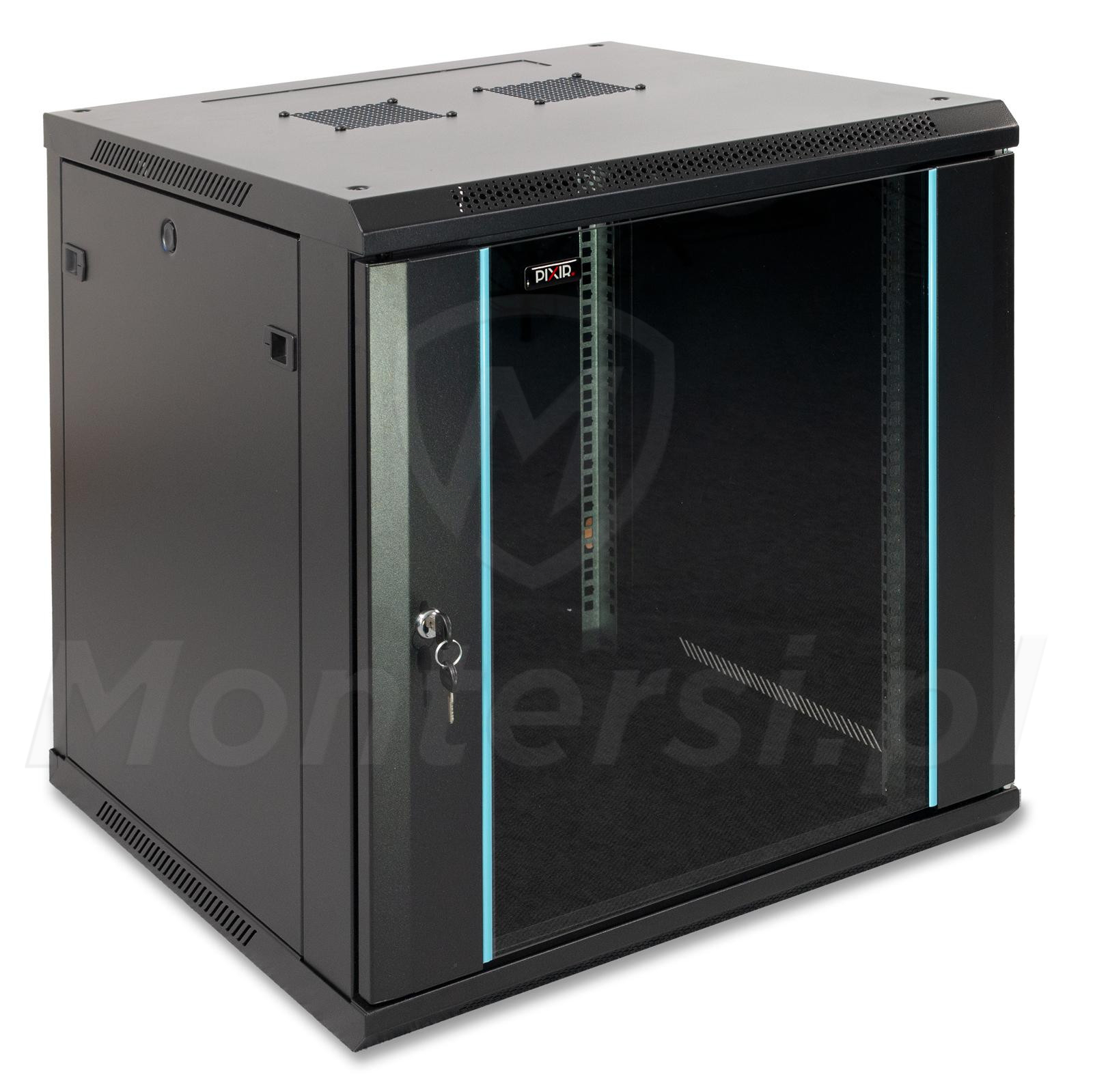 PIX-R19W-12U-450-B - Szafa wisząca 12U