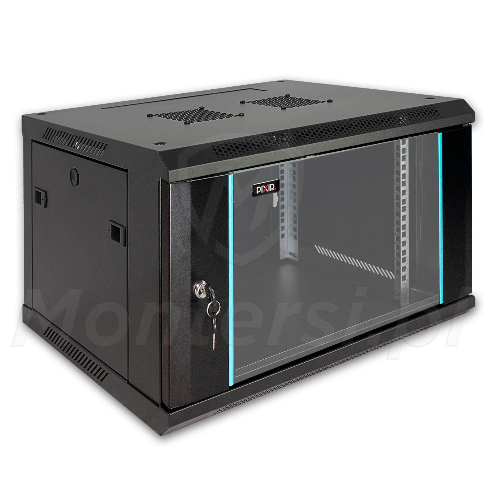 PIX-R19W-6U-350-B - Szafa wisząca 6U