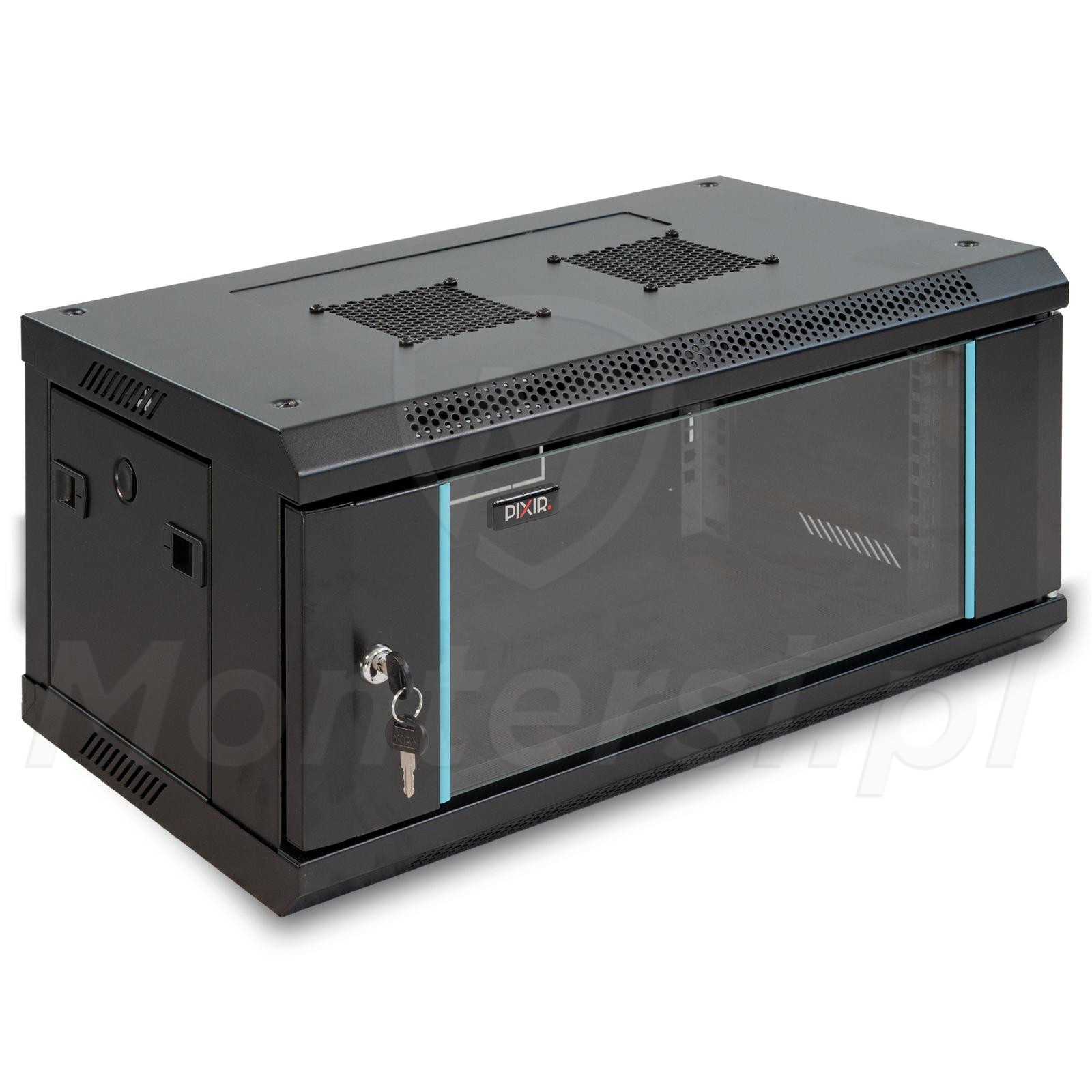 PIX-R19W-4U-450-B - Szafa wisząca 4U