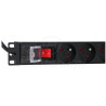 PIX-R19-PDU8-B - Listwa zasilająca RACK 19&#34;