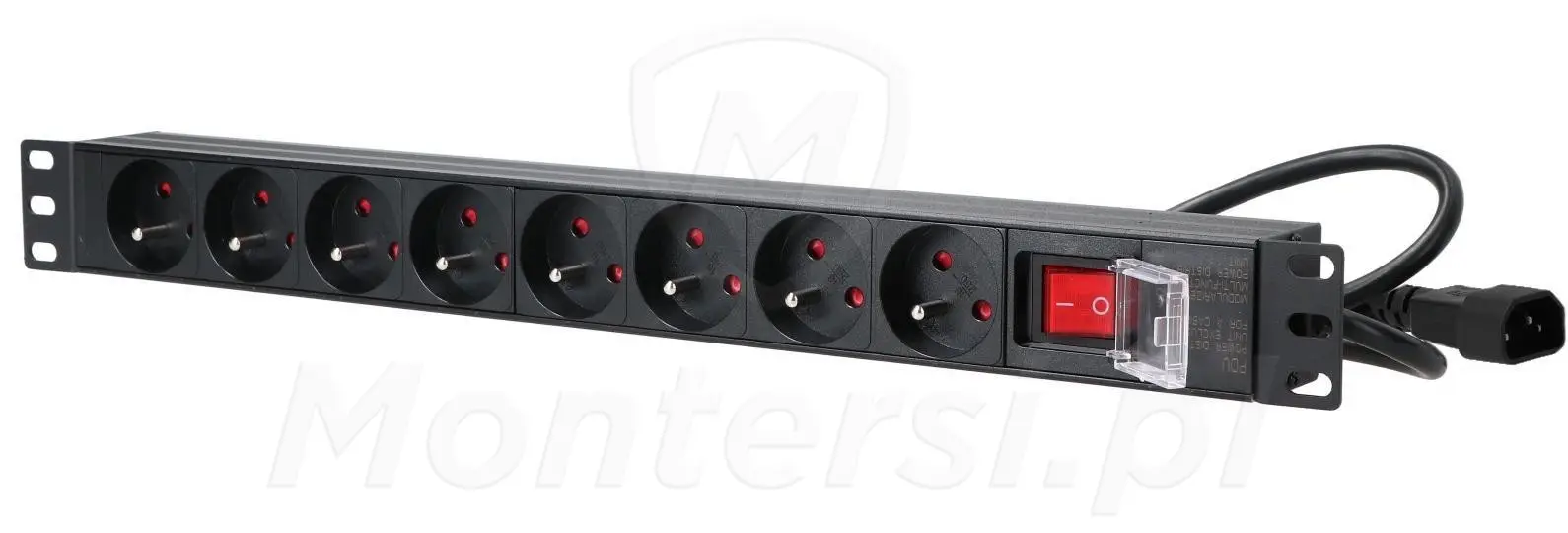 PIX-R19-PDU8-C14-B - Listwa zasilająca RACK 19"