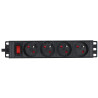 PIX-R10-PDU4-B - Listwa zasilająca RACK 10&#34;