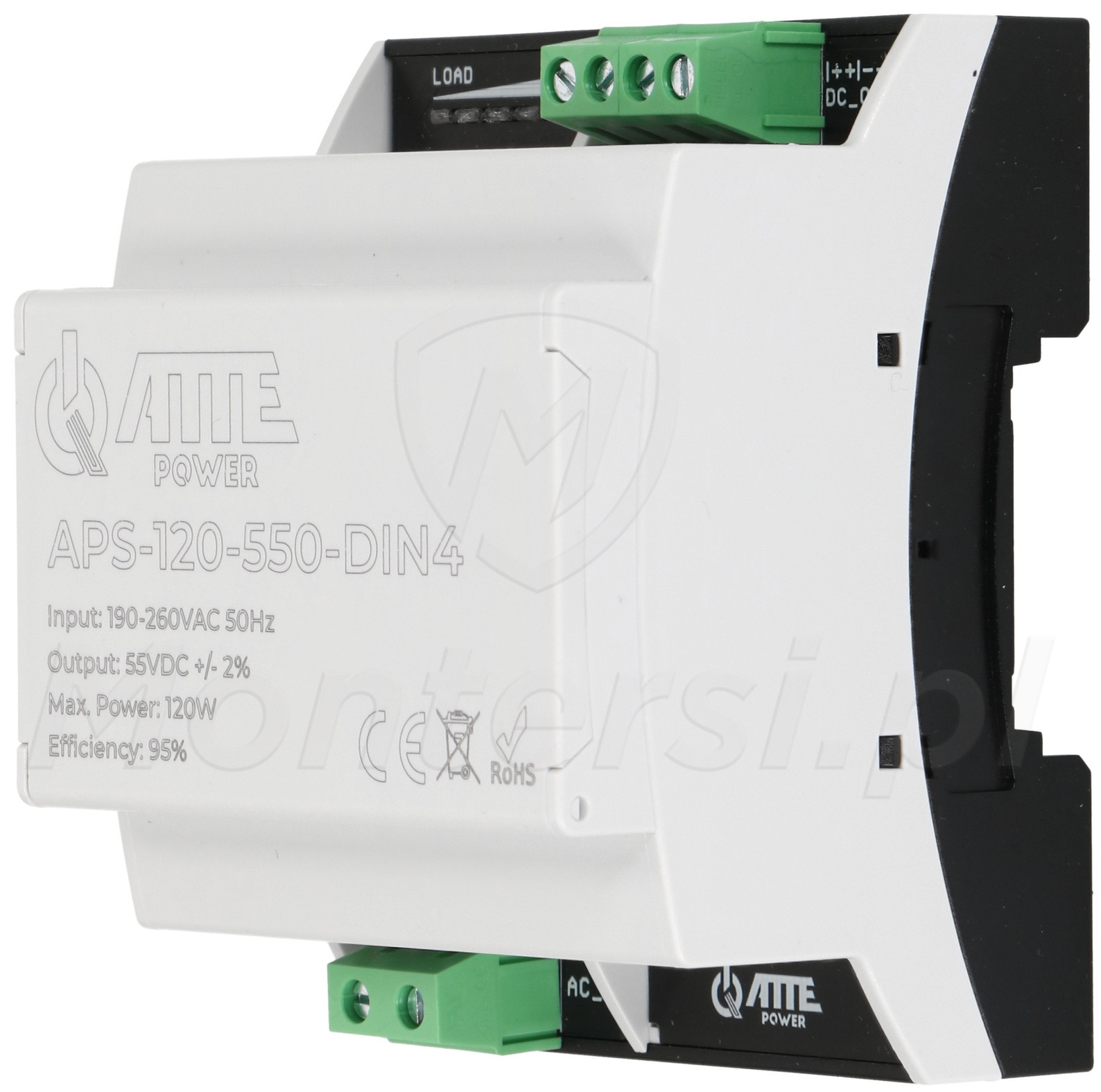 APS-120-550-DIN4 - zasilacz impulsowy 55V 120W