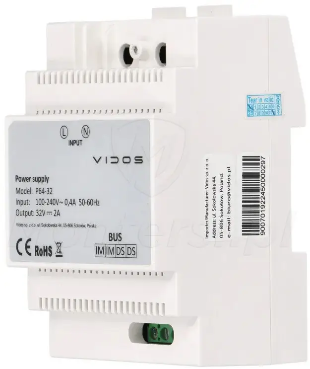 P64-32 Zasilacz Vidos