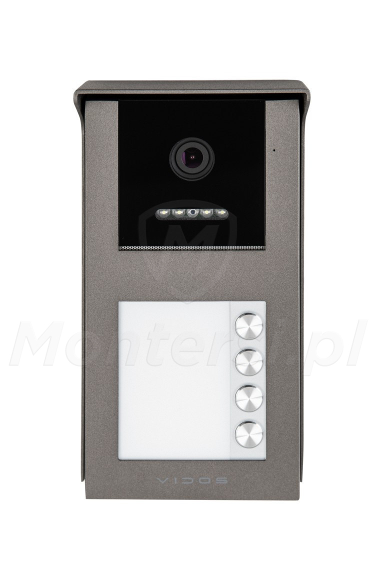 S101-4 - 4 abonentowa stacja zewnętrzna Vidos IPX