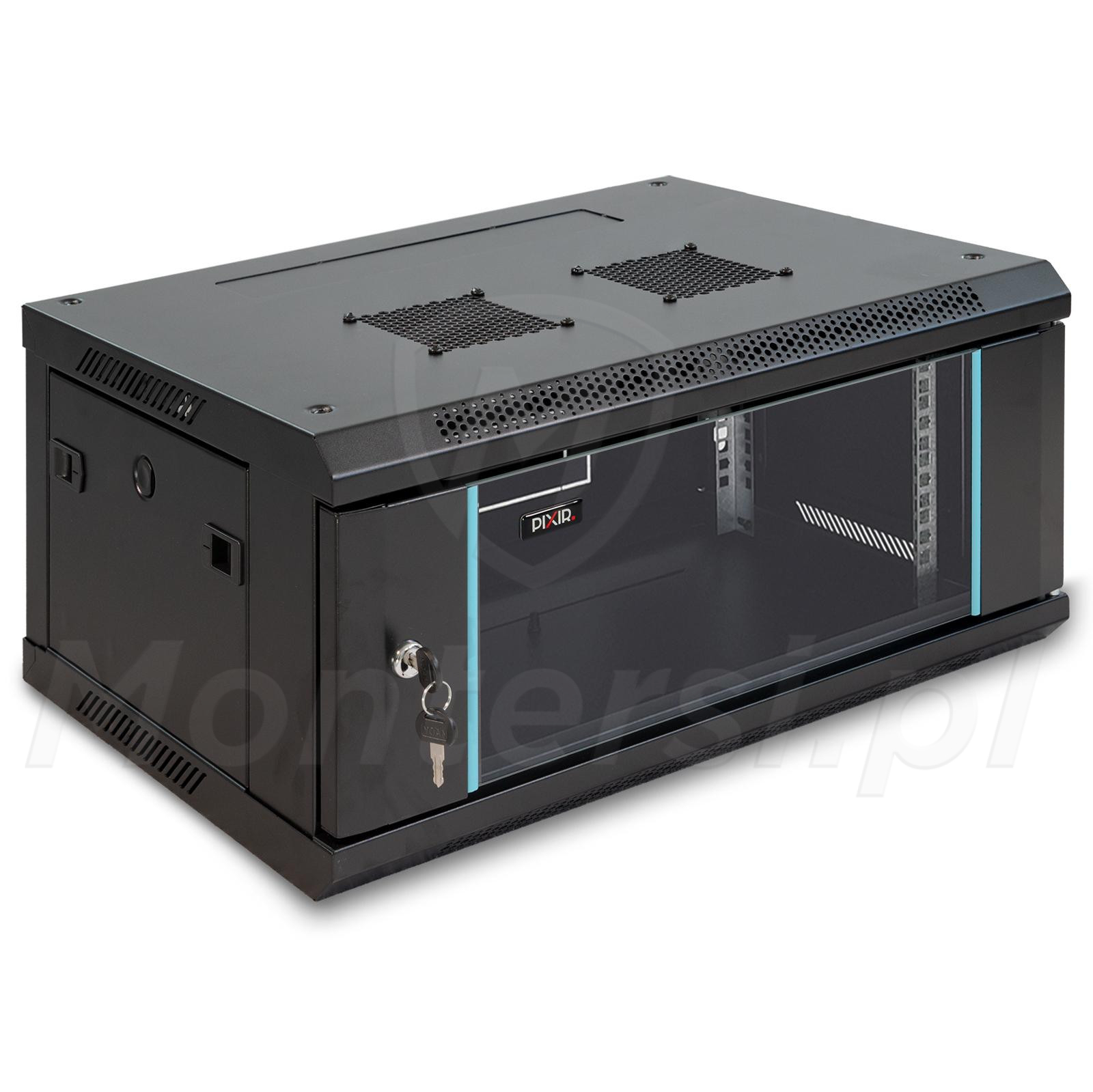 PIX-R19W-4U-450-B - Szafa wisząca 4U