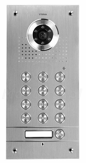 S561D - 1-abonentowy panel bramowy z klawiaturą numeryczną