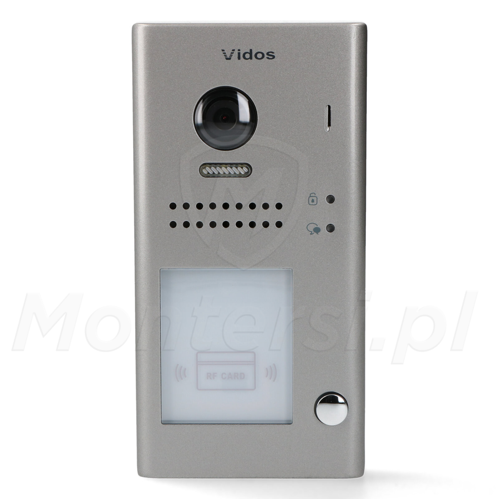 S1101A - 1-abonentowy panel bramowy VIDOS DUO 600TVL