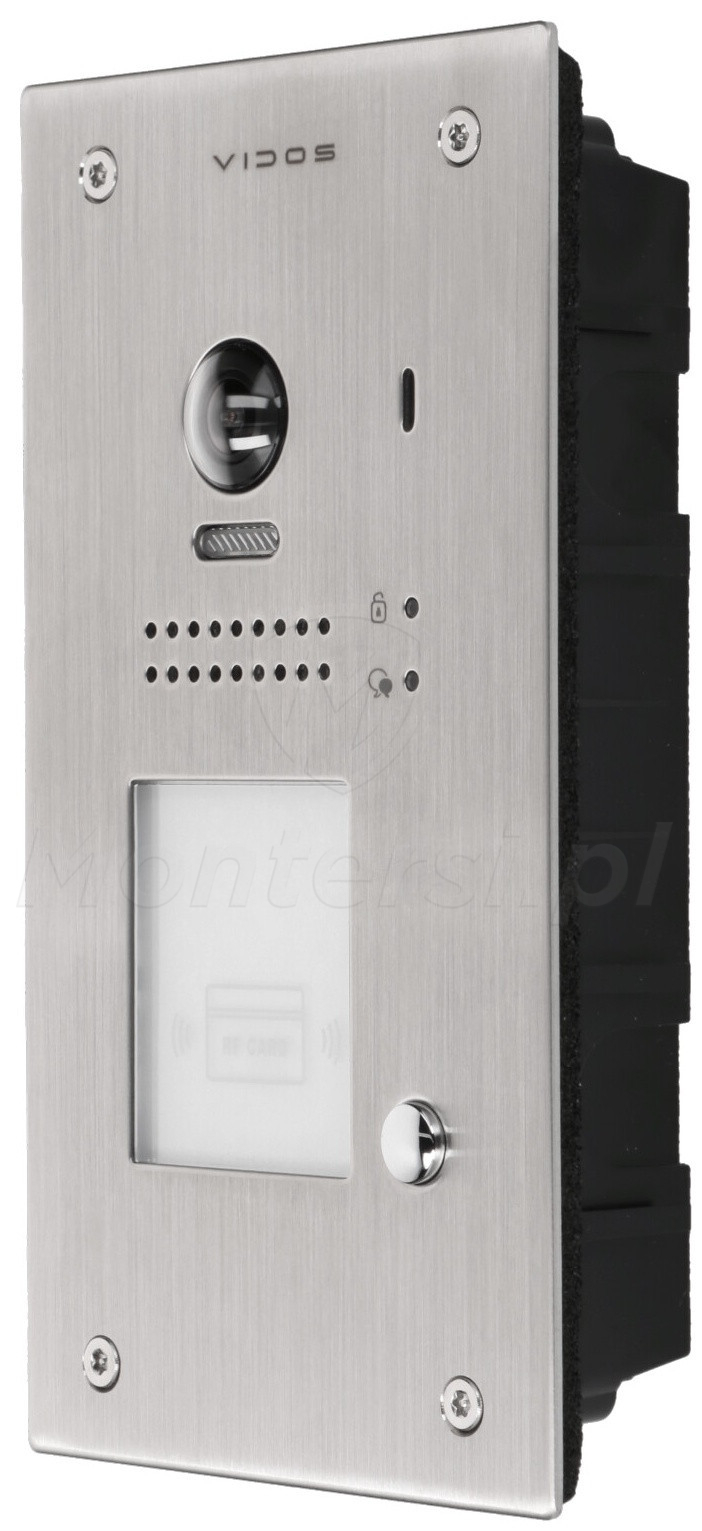 S1201A - 1-abonentowy panel bramowy VIDOS DUO 2Mpx