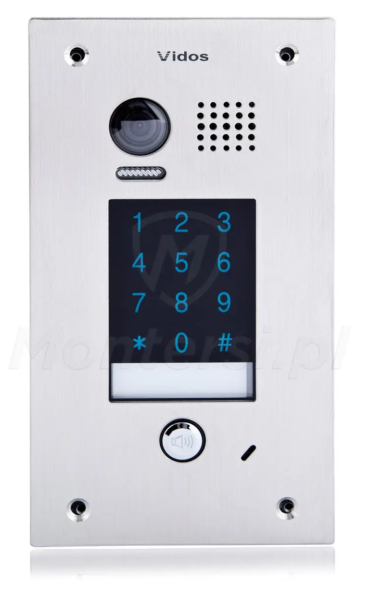 S1401D - 1-abonentowy panel bramowy VIDOS DUO 2Mpx