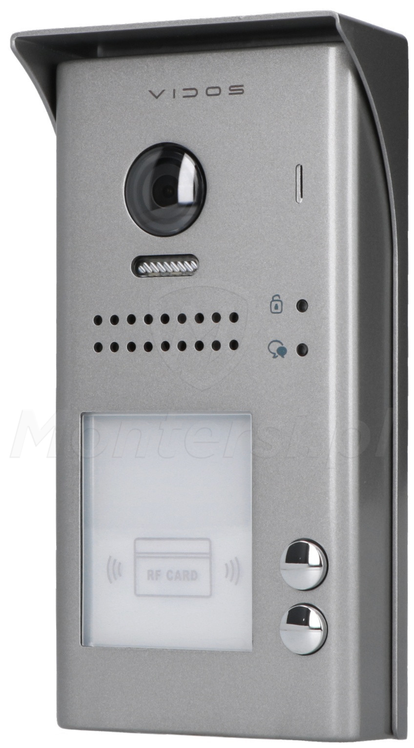 S1102A - 2-abonentowy panel bramowy VIDOS DUO 600TVL