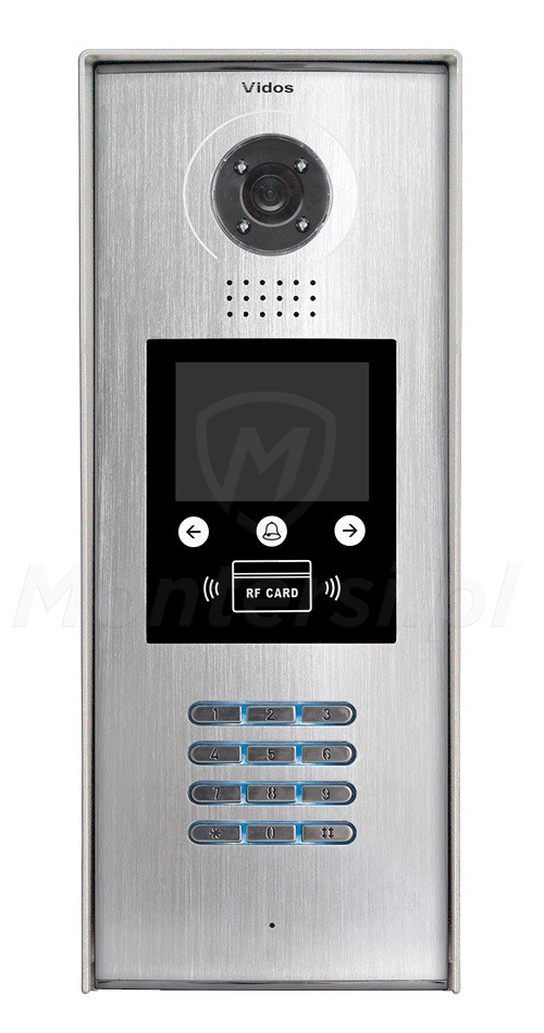 S1600 - Wieloabonentowy panel bramowy VIDOS DUO MULTI