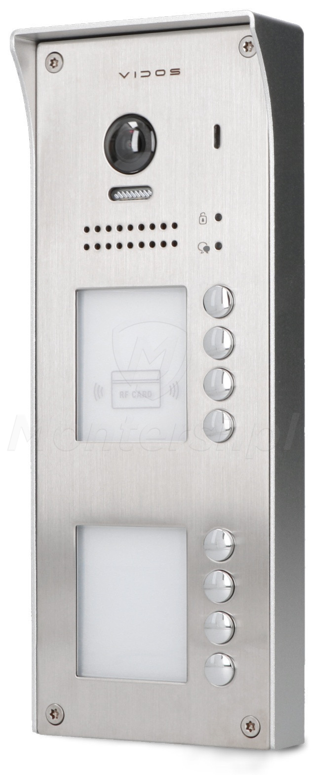 S1108A - 8-abonentowy panel bramowy VIDOS DUO, 2 Mpx