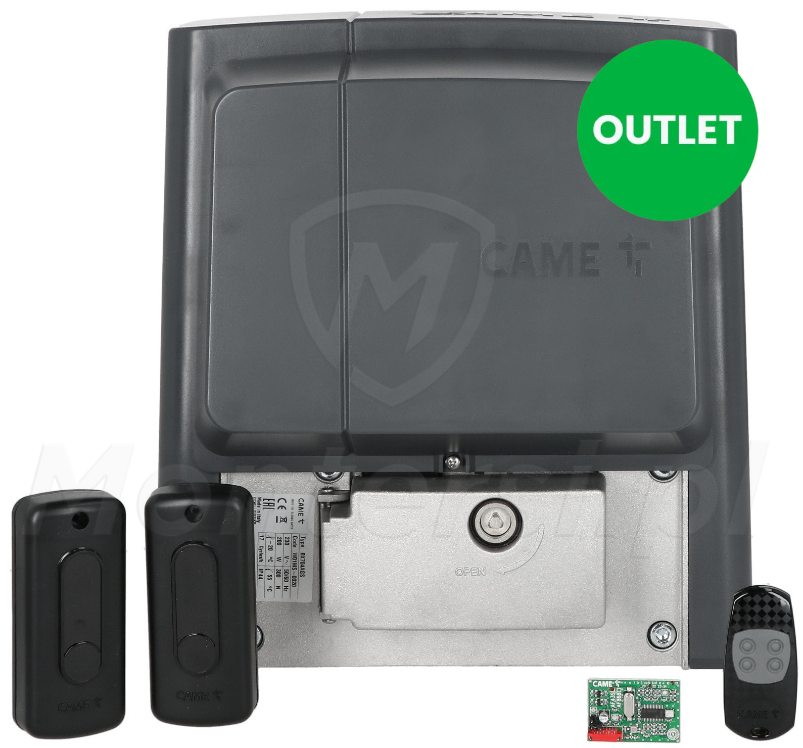 BX STRONG TOP - Zestaw do bram przesuwnych 800 kg OUTLET ( Zniszczone oryginalne opakowanie )