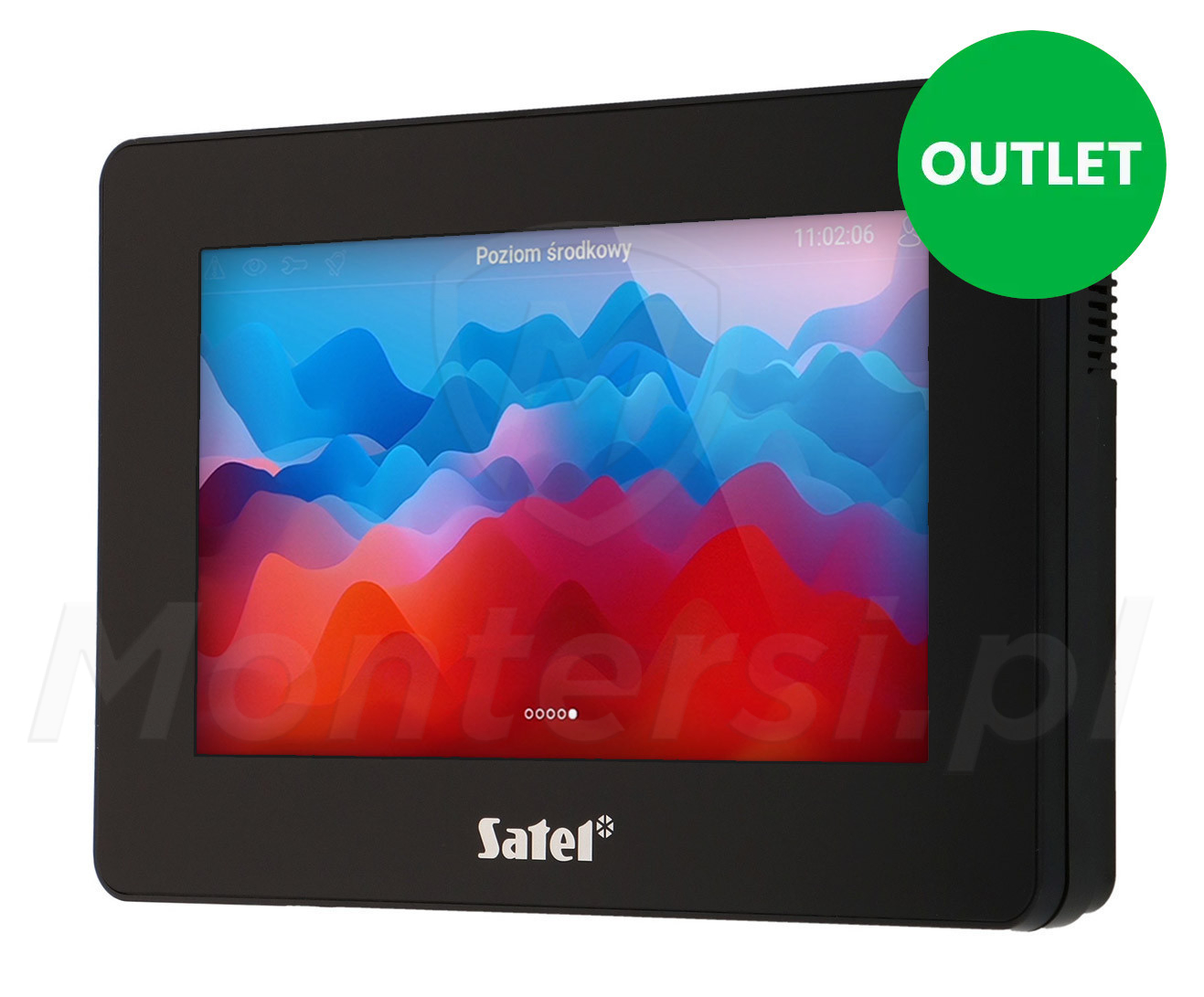 INT-TSH2R-B - Manipulator z ekranem dotykowym 7", Mifare OUTLET ( ślady używania na tyle monitora )