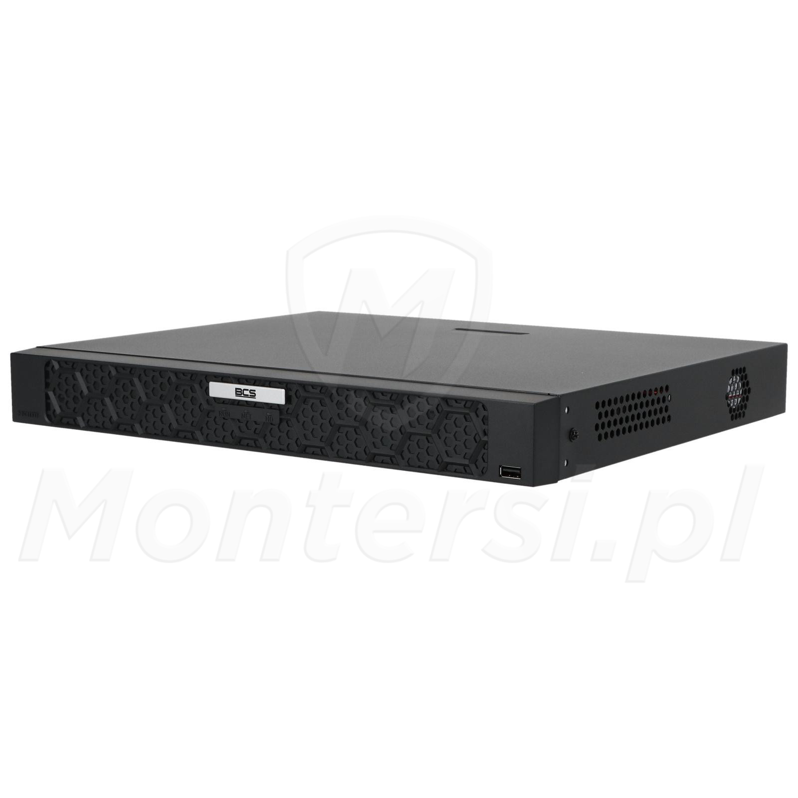 BCS-P-NVR0802-A-4K-8P(5) - 8-kanałowy rejestrator IP, 16 Mpx, 320 Mb/s