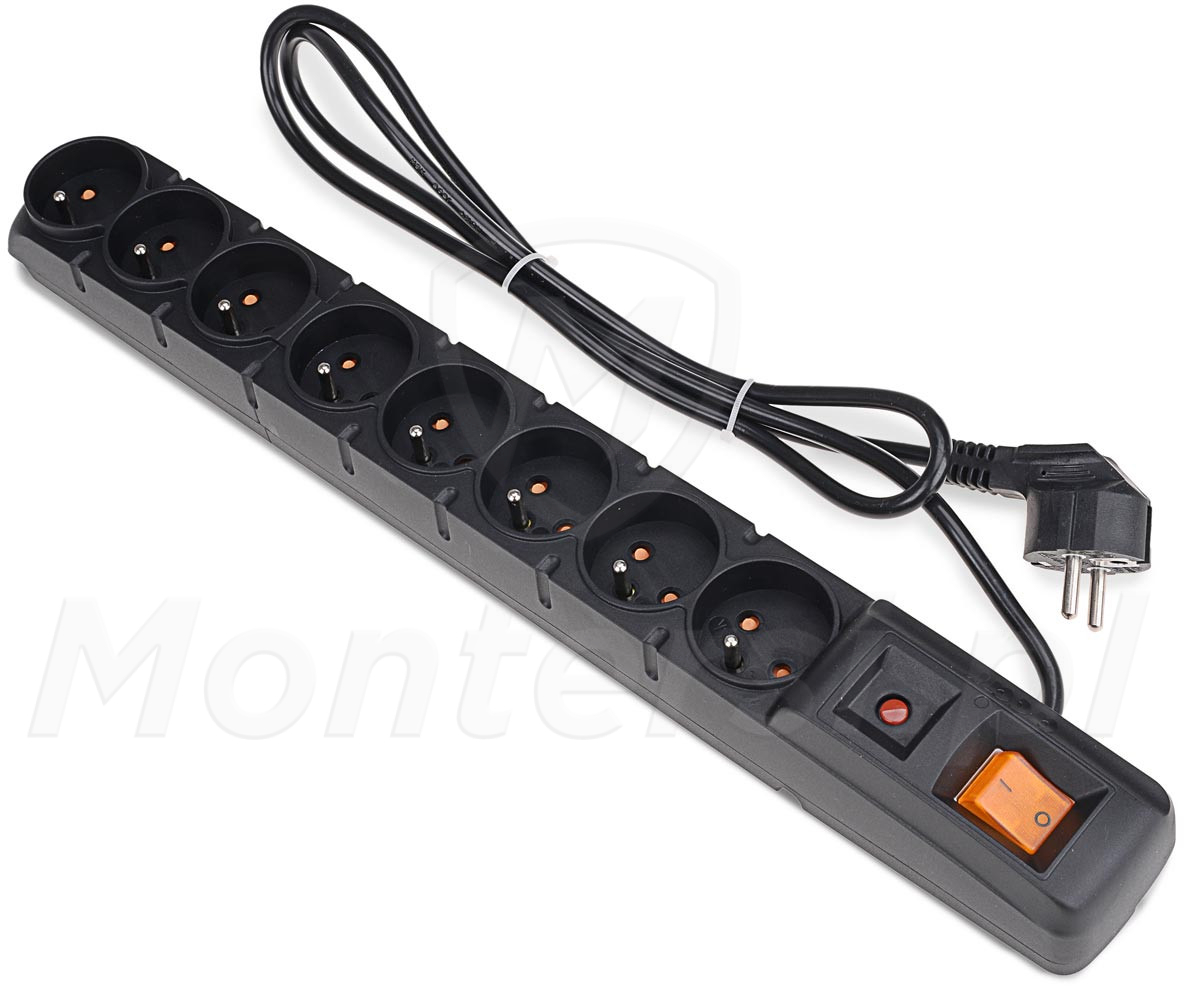 ACAR S8 - Listwa zasilająca 230V, 2300W, 1.5m