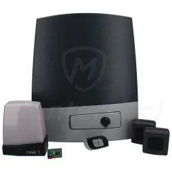 Siłownik + lampa RGB + fotokomórki + pilot + karta częstotliwości 