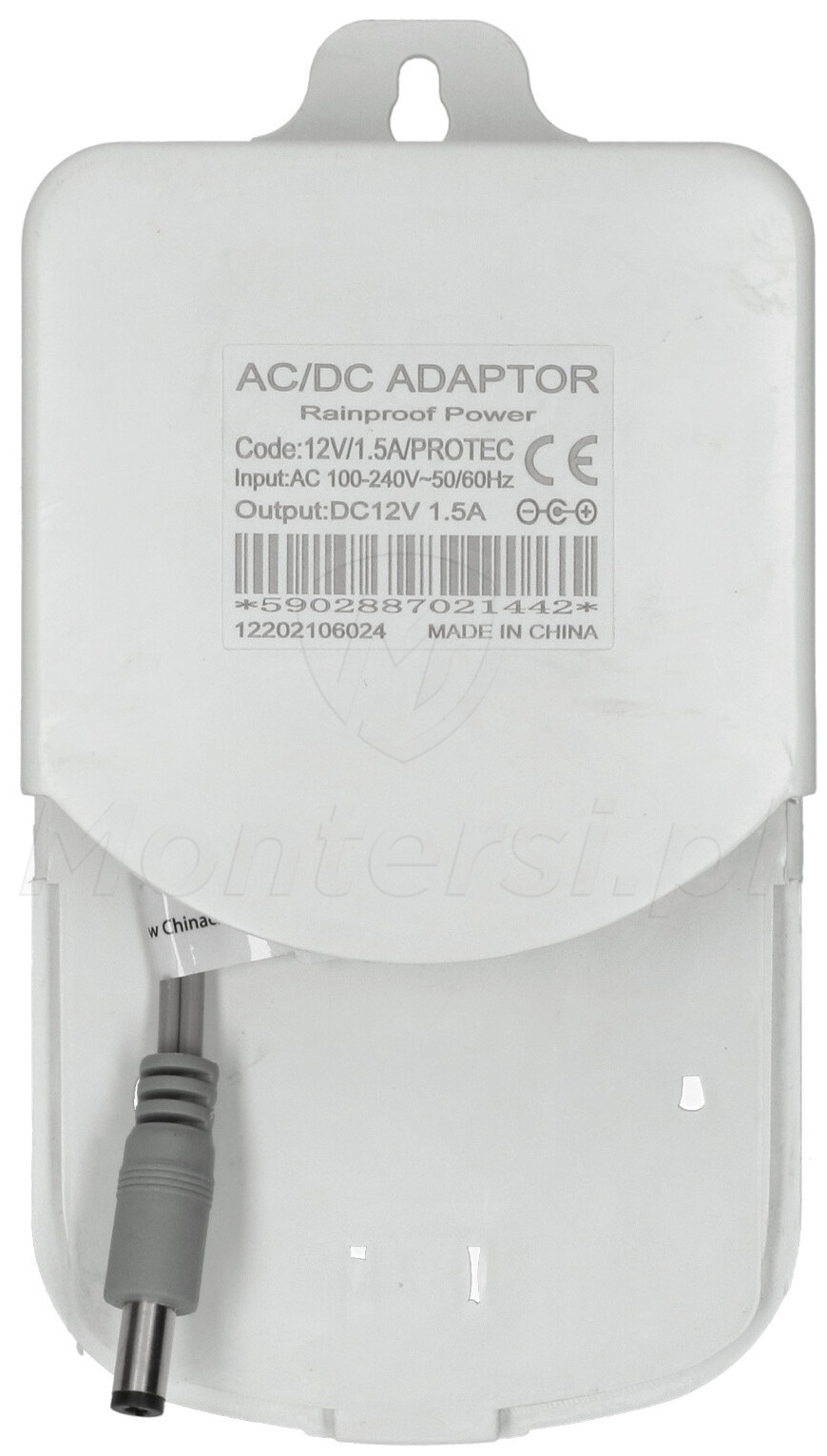 Protec 12V/1.5A - Zasilacz impulsowy, zewnętrzny