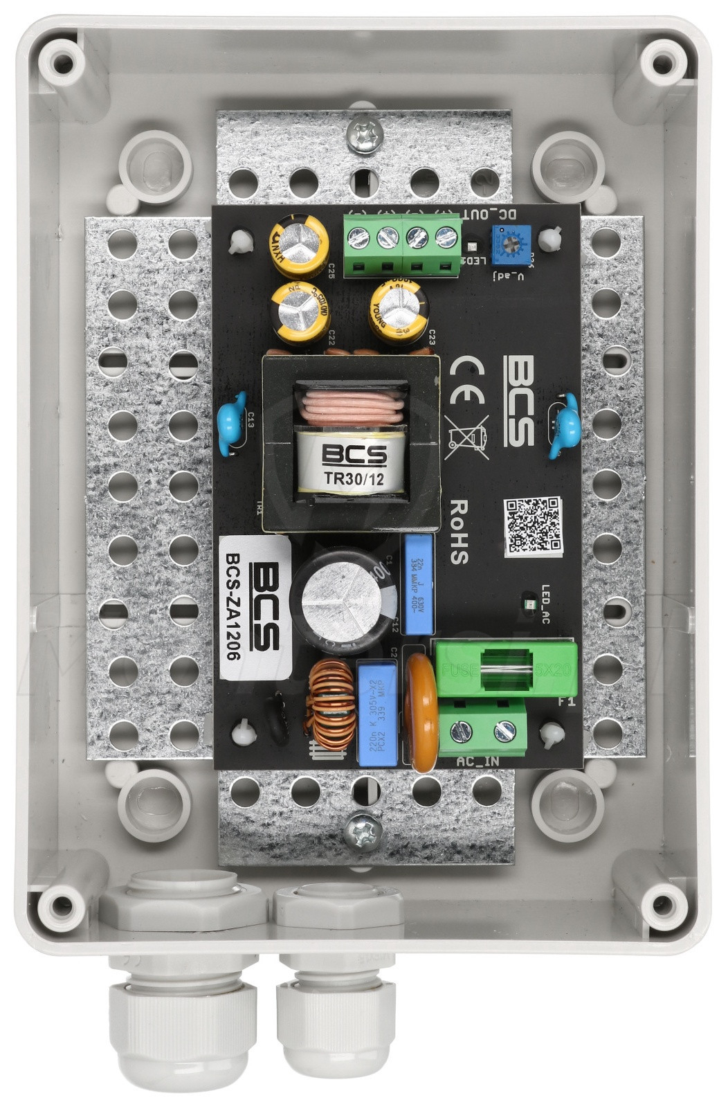 BCS-ZA1206/S - Zasilacz impulsowy 12V/6A