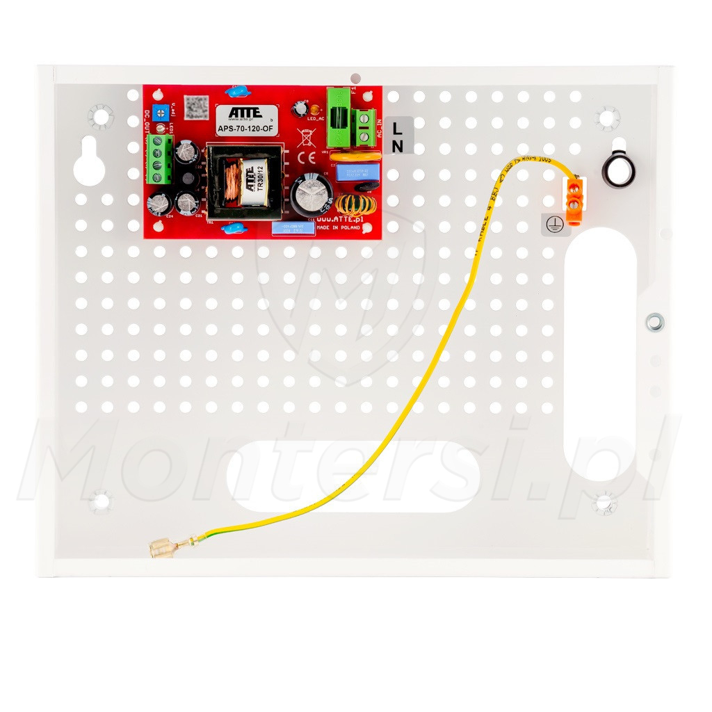 APS‑70‑120‑E - Zasilacz sieciowy w obudowie 12 V DC, 72 W