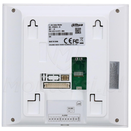 Tył monitora do wideodomofonu + złącza