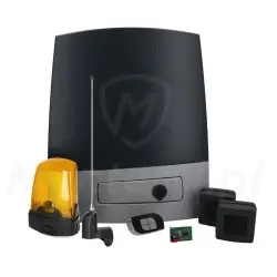 Siłownik + lampa RGB + fotokomórki + pilot + karta częstotliwości 