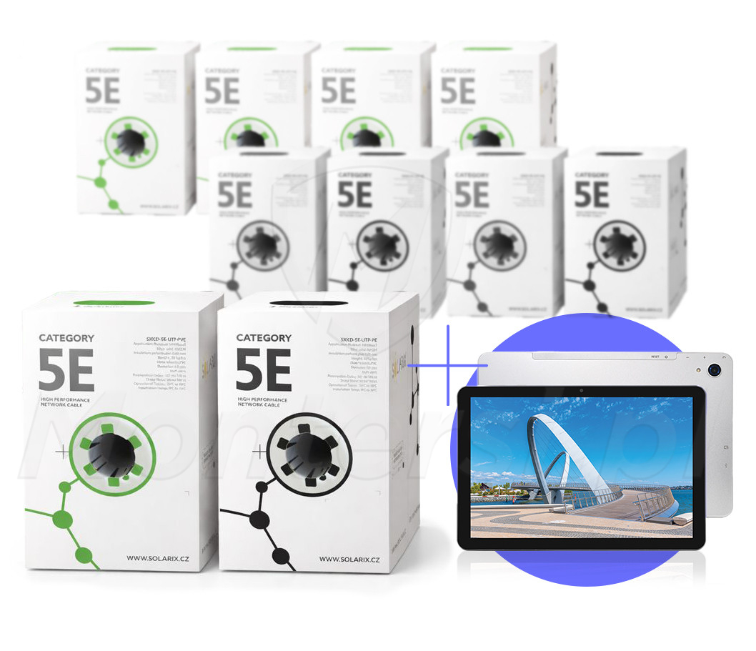 Promocyjny zestaw kabli Solarix z Tabletem gratis