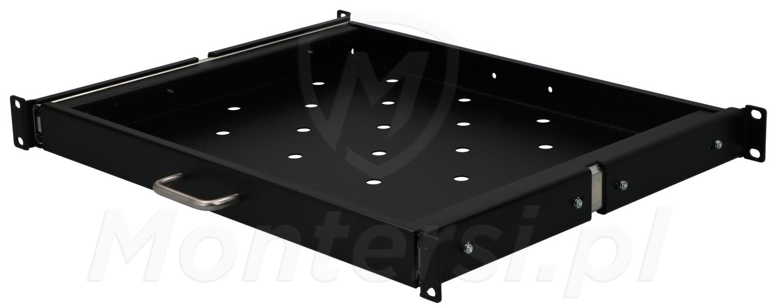 PIX-R19S-SS-600-B - Półka wysuwana 1U