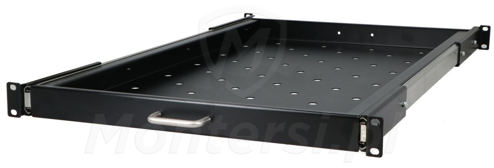 PIX-R19S-SS-1000-B - Półka wysuwana 1U