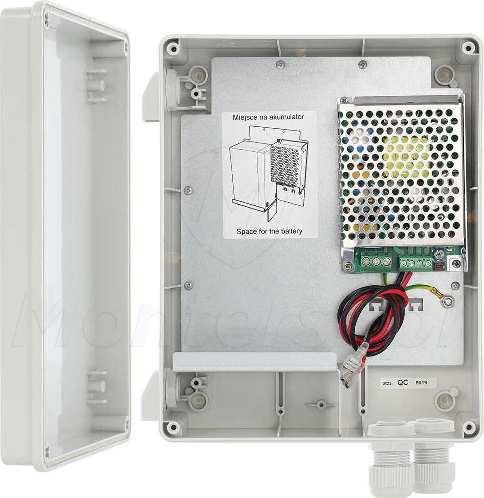HPSBH-12V3A-B - Zasilacz buforowy 13.8 V DC / 3 A