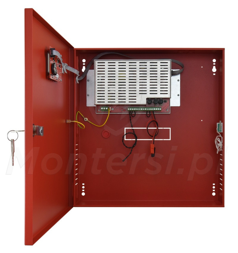 EN54C-5A17LCD - Zasilacz buforowy 24 V / 5 A, 2x 17 Ah, interfejs ethernet / RS485, panel LCD