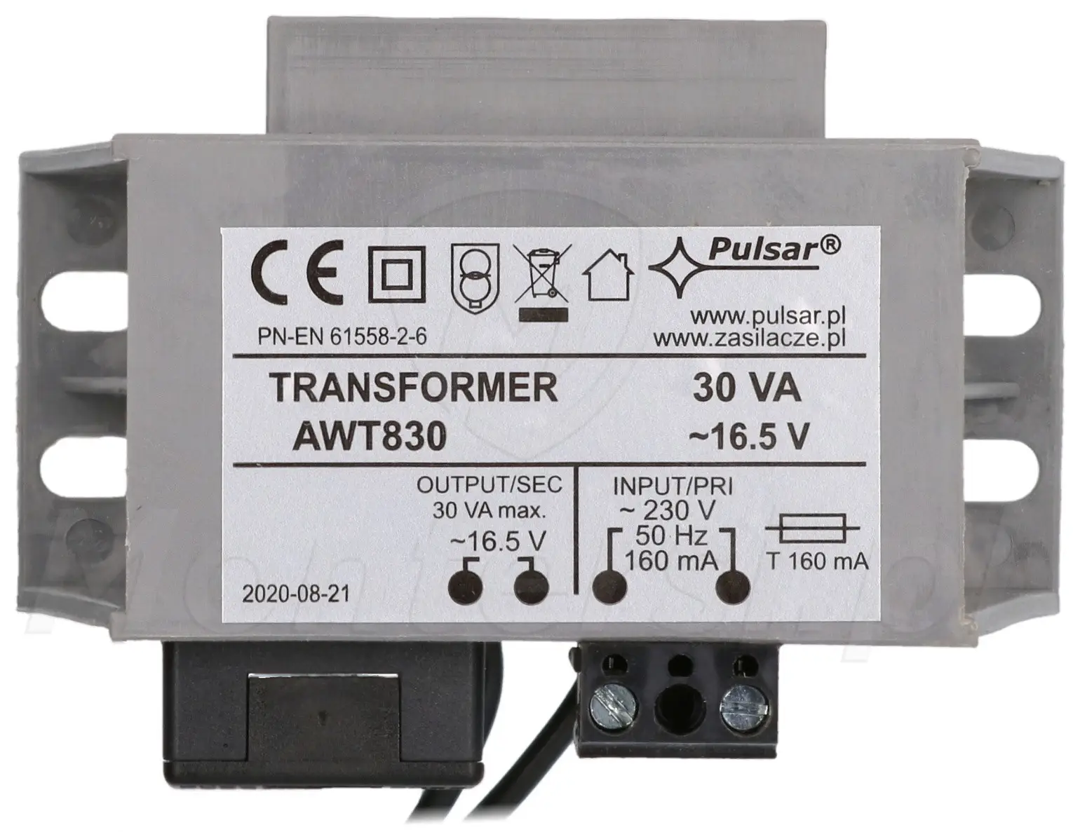 TRA-30VA/16.5V - Transformator sieciowy