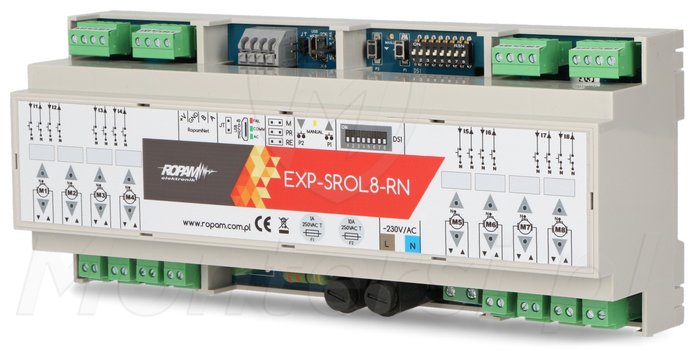 EXP-SROL8-RN - Sterownik roletowy