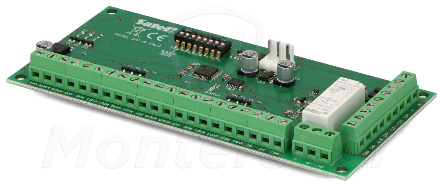 INT-R - Ekspander czytników kart i pastylek