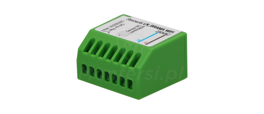 LN BRAMA Wi-Fi - przód sterownika