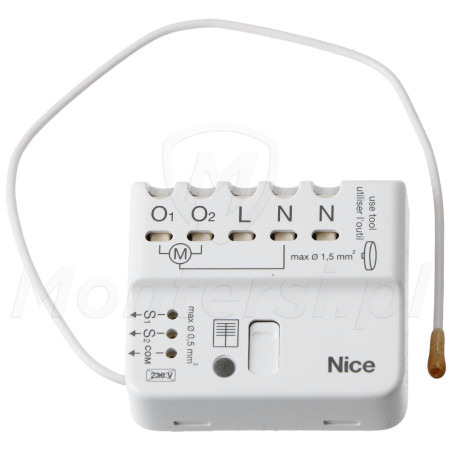 BiDi-MiniShutter - przód sterownika