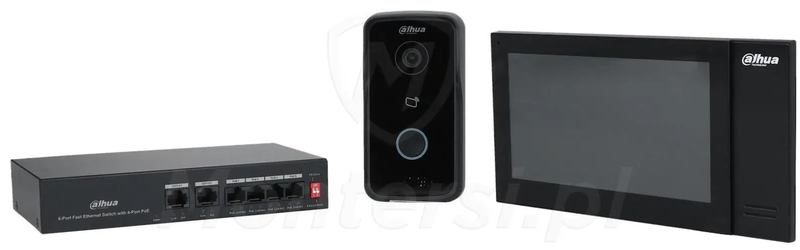 KTP02 - zestaw wideodomofonowy IP KIT