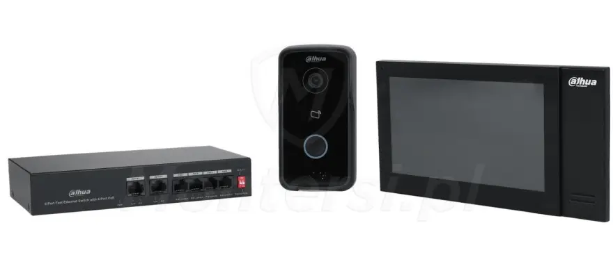 KTP02 - zestaw wideodomofonowy IP KIT