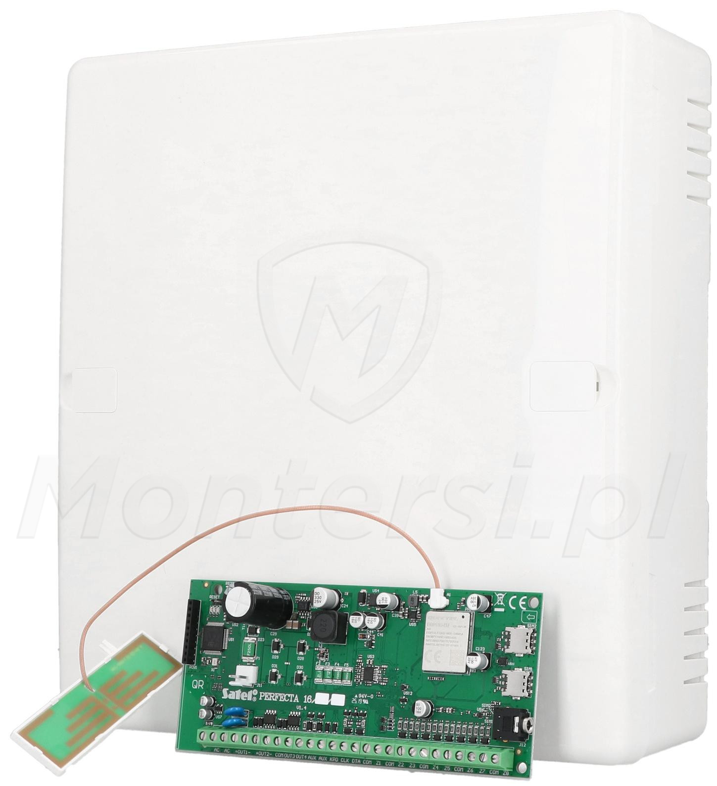 PERFECTA 16 LTE SET-A - Centrala alarmowa z anteną i obudową