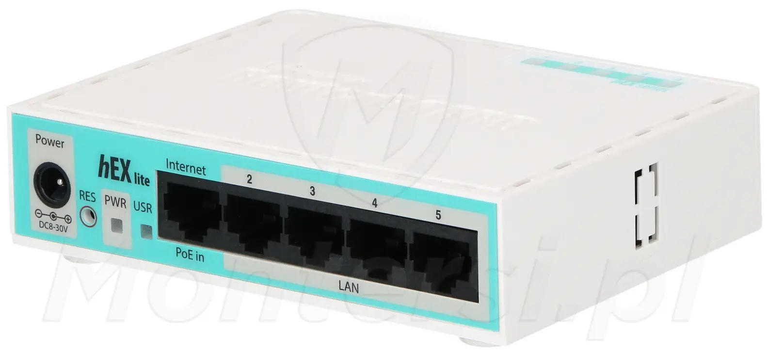 HEX LITE (RB750R2) - Router MikroTik 1xWAN, 4xLAN, PoE in