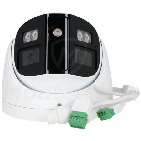 BCS-P-PEIP2X4FCR3L3-Ai1 - przód kamery + złącza