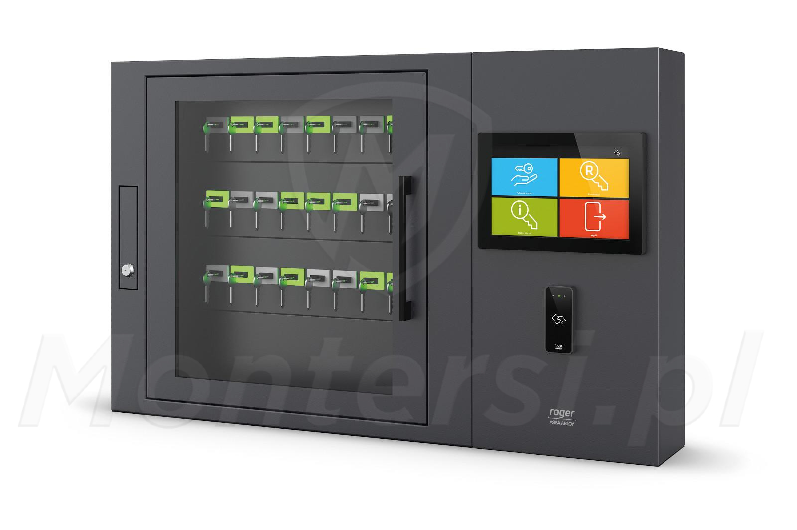 RKD32-SE-24 - Elektroniczny depozytor kluczy, 24 klucze, LCD