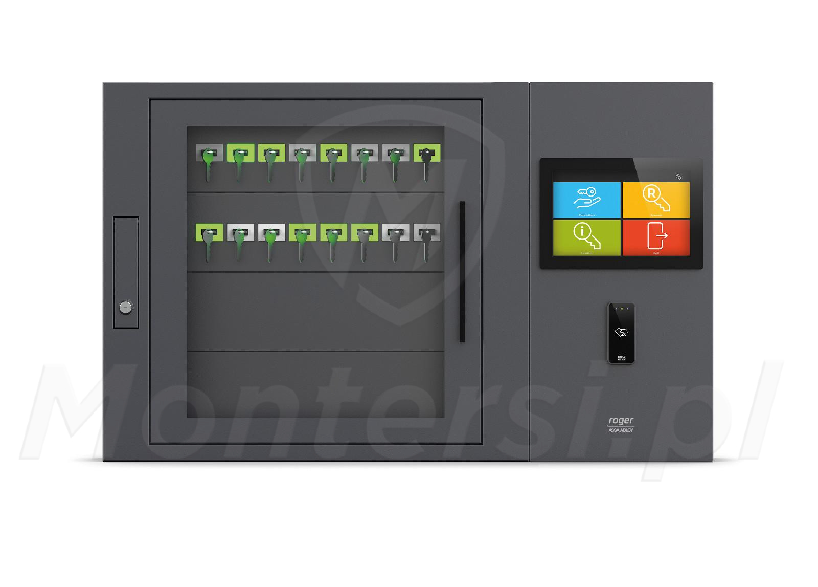 RKD32-SE-16 - Elektroniczny depozytor kluczy, 16 kluczy, LCD