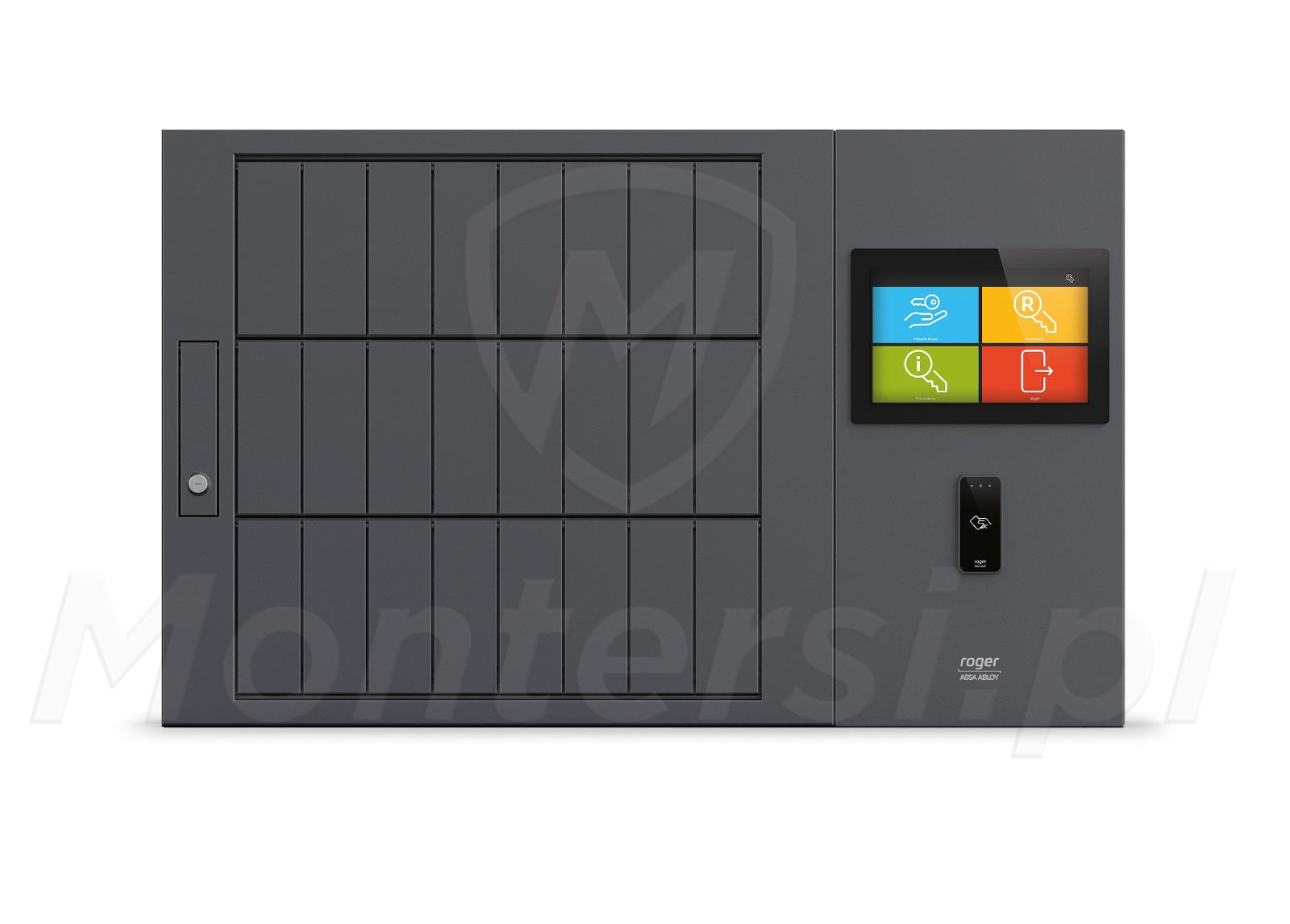 RKD24CT-SE - Elektroniczny depozytor kluczy, 24 niezależne skrytki, LCD