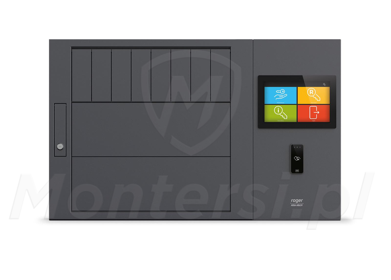 RKD24CT-SE-8 - Elektroniczny depozytor kluczy, 8 niezależnych skrytek, LCD