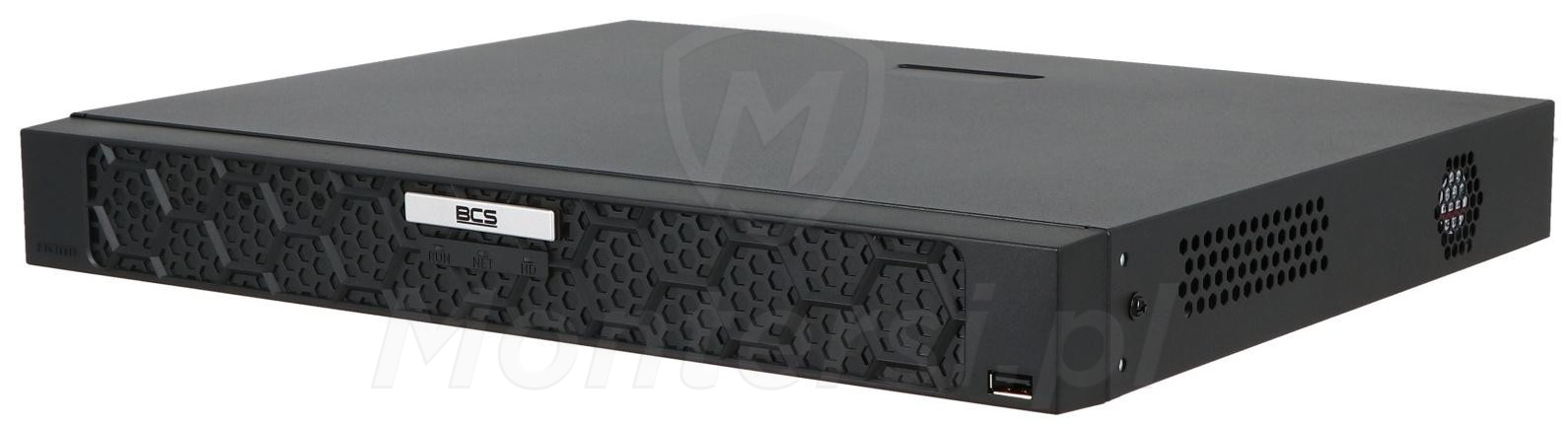 BCS-P-NVR1602-A-4K(5) - 16-kanałowy rejestrator IP, 16 Mpx, 320 Mb/s, H.265+
