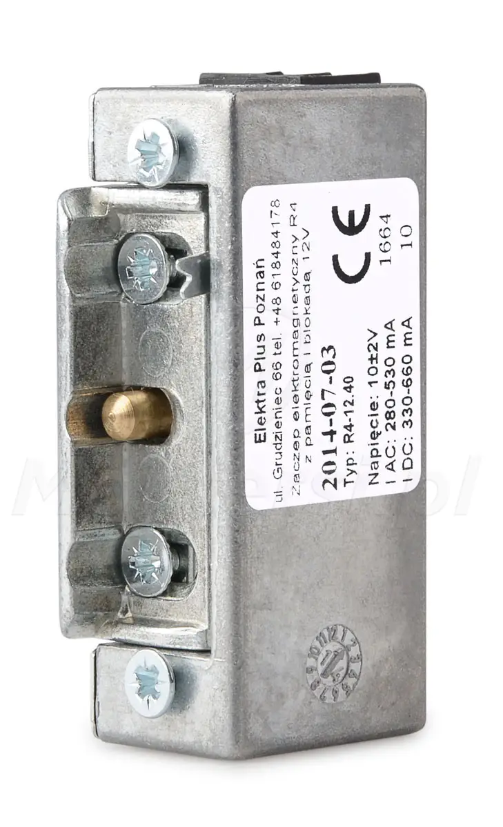 R4 - Elektrozaczep z pamięcią i blokadą